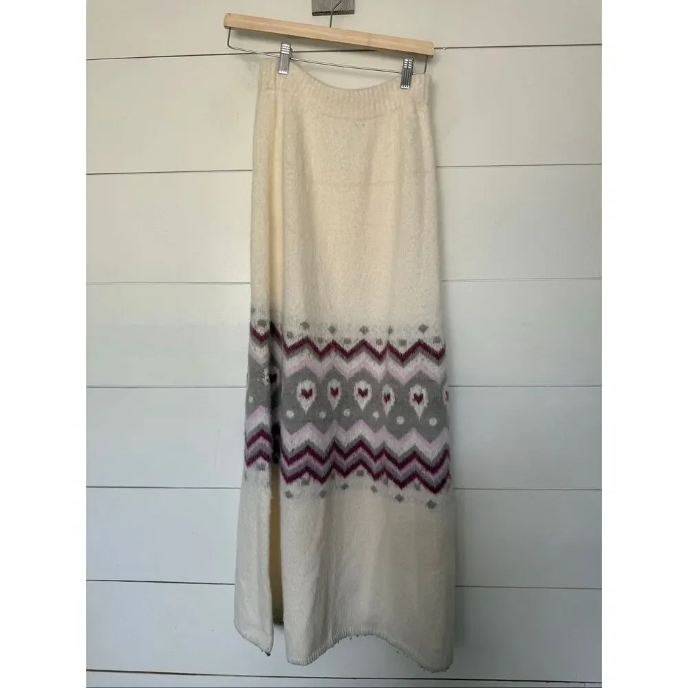 Free People Women’s Large Milly Set Sweater and Skirt New